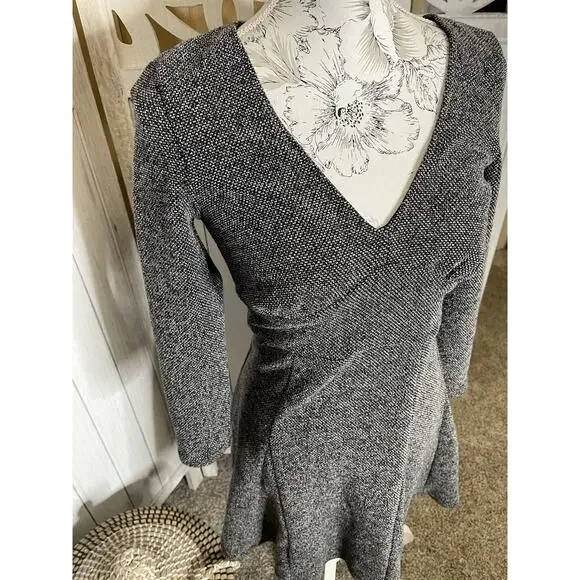 Free People Sweater Knit Fit & Flare Mini Dress Pullover Stretch Size Small - Picture 3 of 6